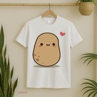 Happy Potato Cool Gift T-Shirt thumb 2