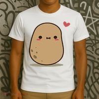 Happy Potato Cool Gift T-Shirt thumb 3