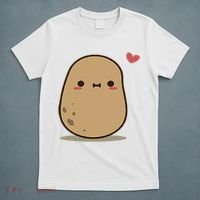 Happy Potato Cool Gift T-Shirt thumb 5