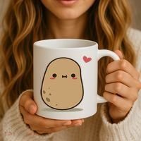 Happy Potato Cool Gift Coffee Mug thumb 3