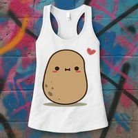 Happy Potato Cool Gift Women's Tank Top thumb 3
