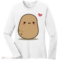 Happy Potato Cool Gift Women's Long Sleeve Shirt thumb 0