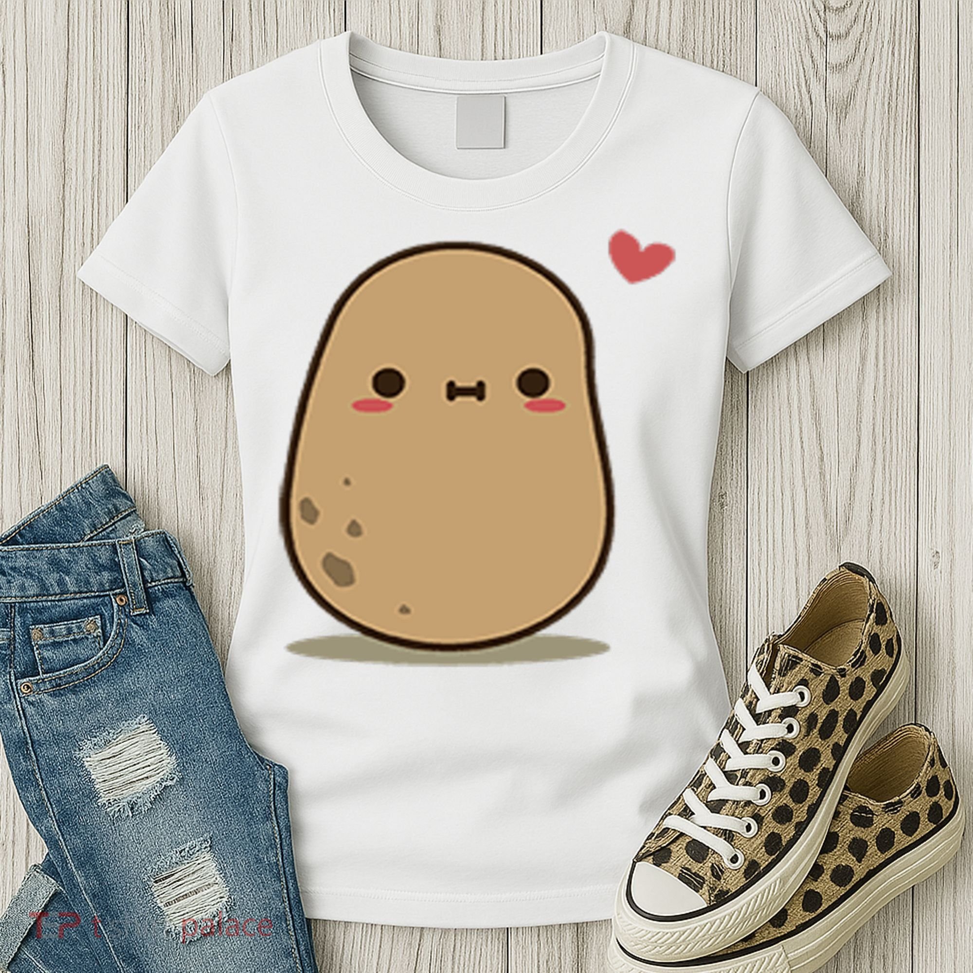 Happy Potato Cool Gift Women's T-Shirt