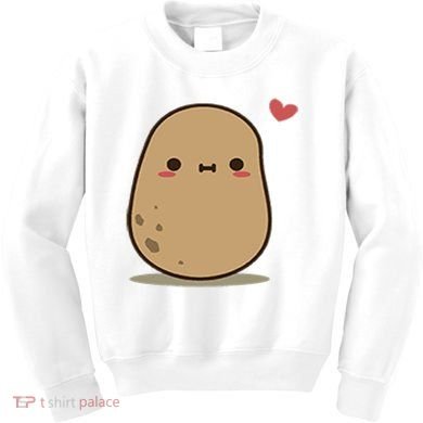 Happy Potato Cool Gift Kids Sweatshirt