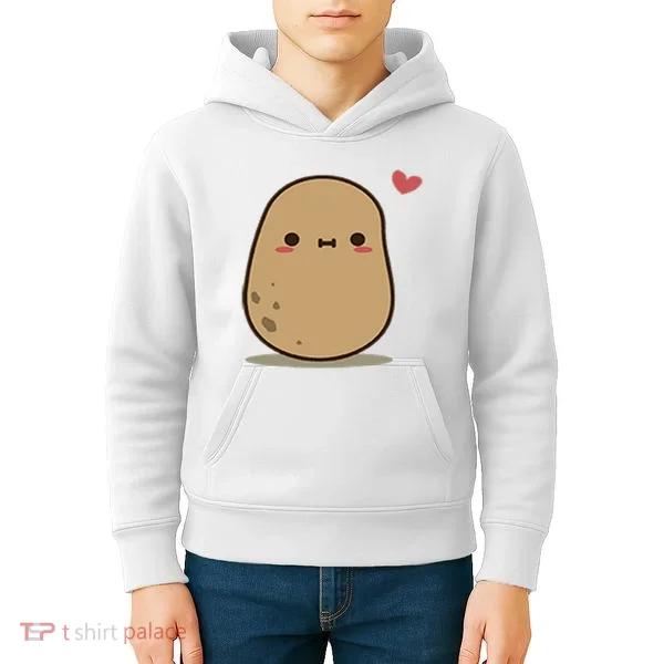 Happy Potato Cool Gift Kids Hoodie
