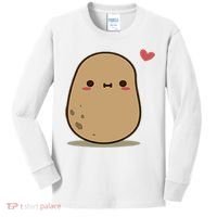 Happy Potato Cool Gift Kids Long Sleeve Shirt thumb 0