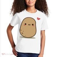 Happy Potato Cool Gift Kids T-Shirt thumb 2
