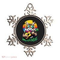 Hawaiian Persian Cat Pineapple Ukulele Summer Vacation Ornament thumb 0