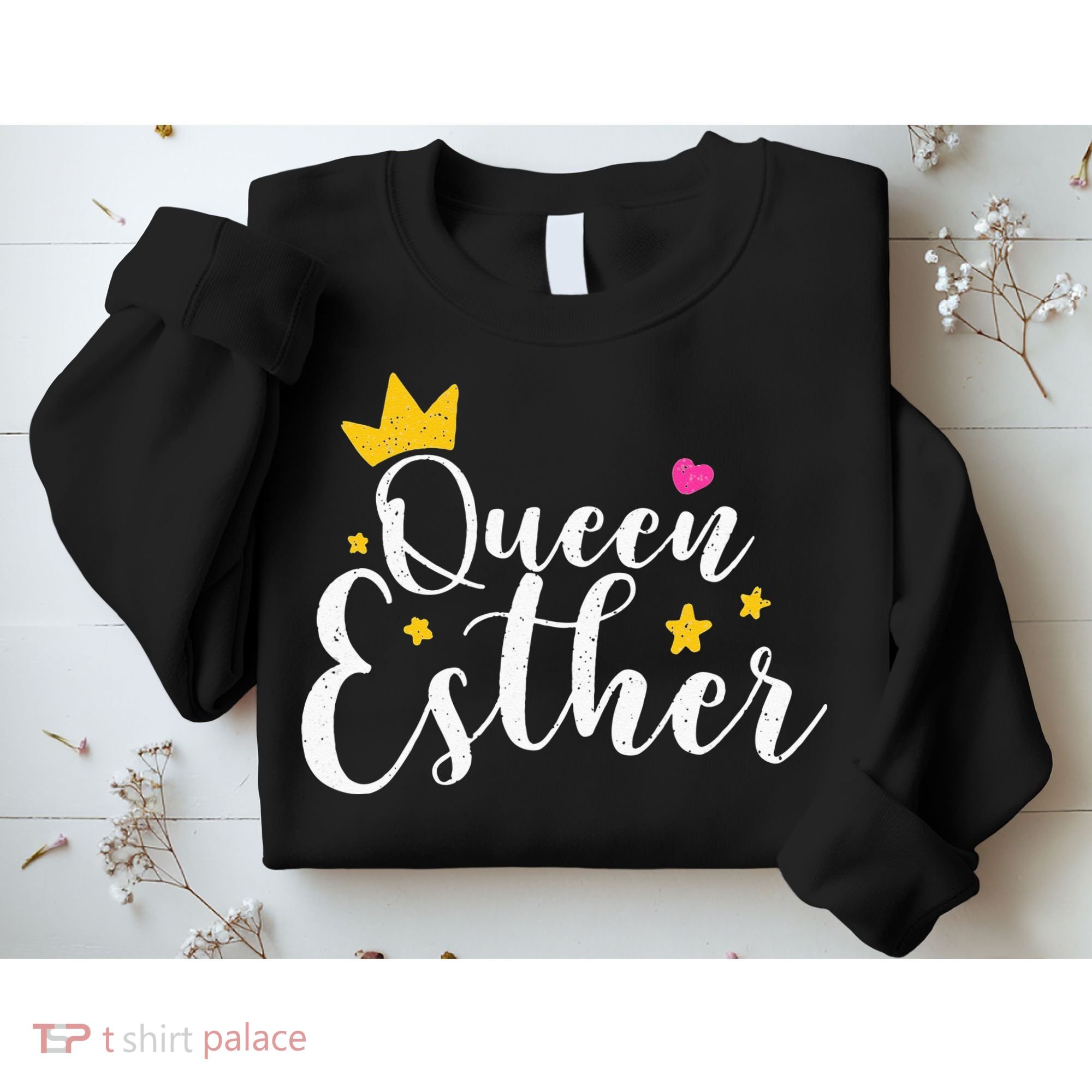 Happy Purim Costume Idea Queen Esther Hebrew Jewish Holiday Sweatshirt