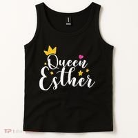 Happy Purim Costume Idea Queen Esther Hebrew Jewish Holiday Tank Top thumb 2