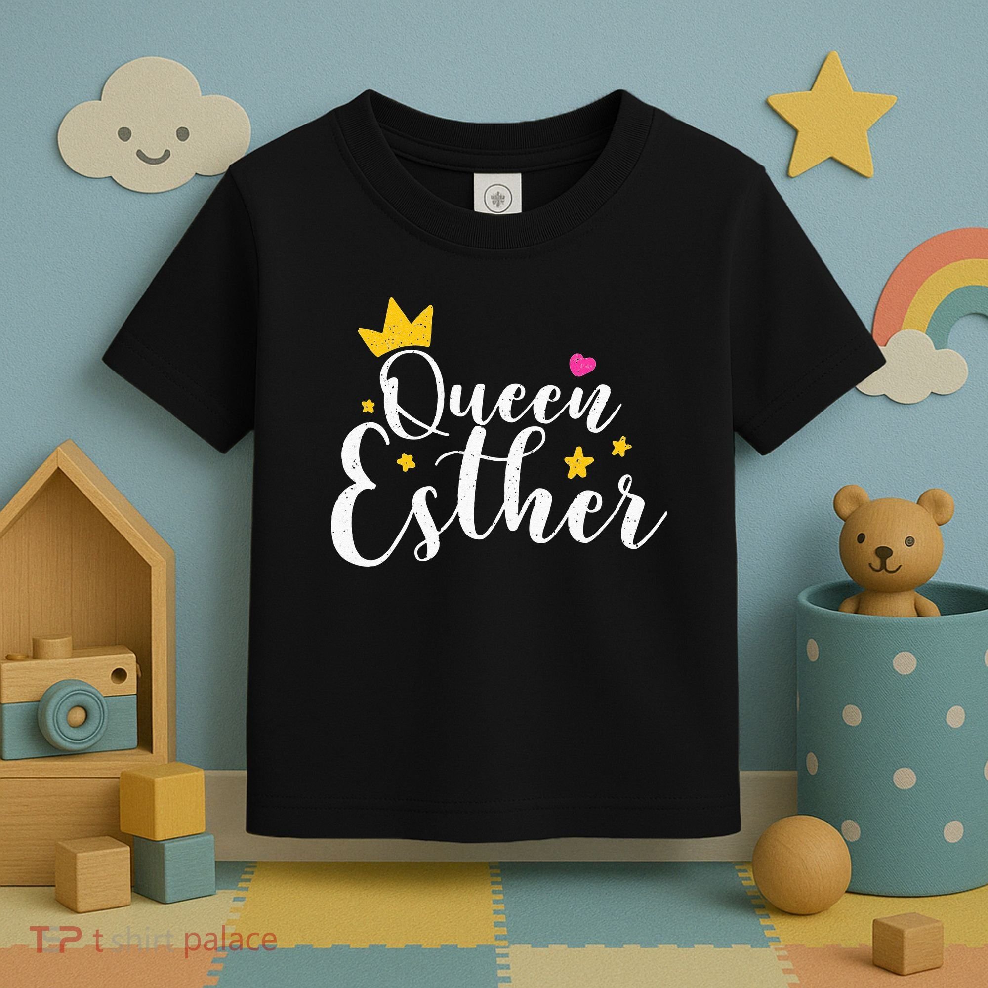Happy Purim Costume Idea Queen Esther Hebrew Jewish Holiday Toddler T-Shirt