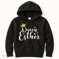 Happy Purim Costume Idea Queen Esther Hebrew Jewish Holiday Kids Hoodie thumb 0
