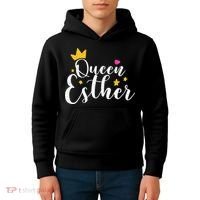 Happy Purim Costume Idea Queen Esther Hebrew Jewish Holiday Kids Hoodie thumb 4