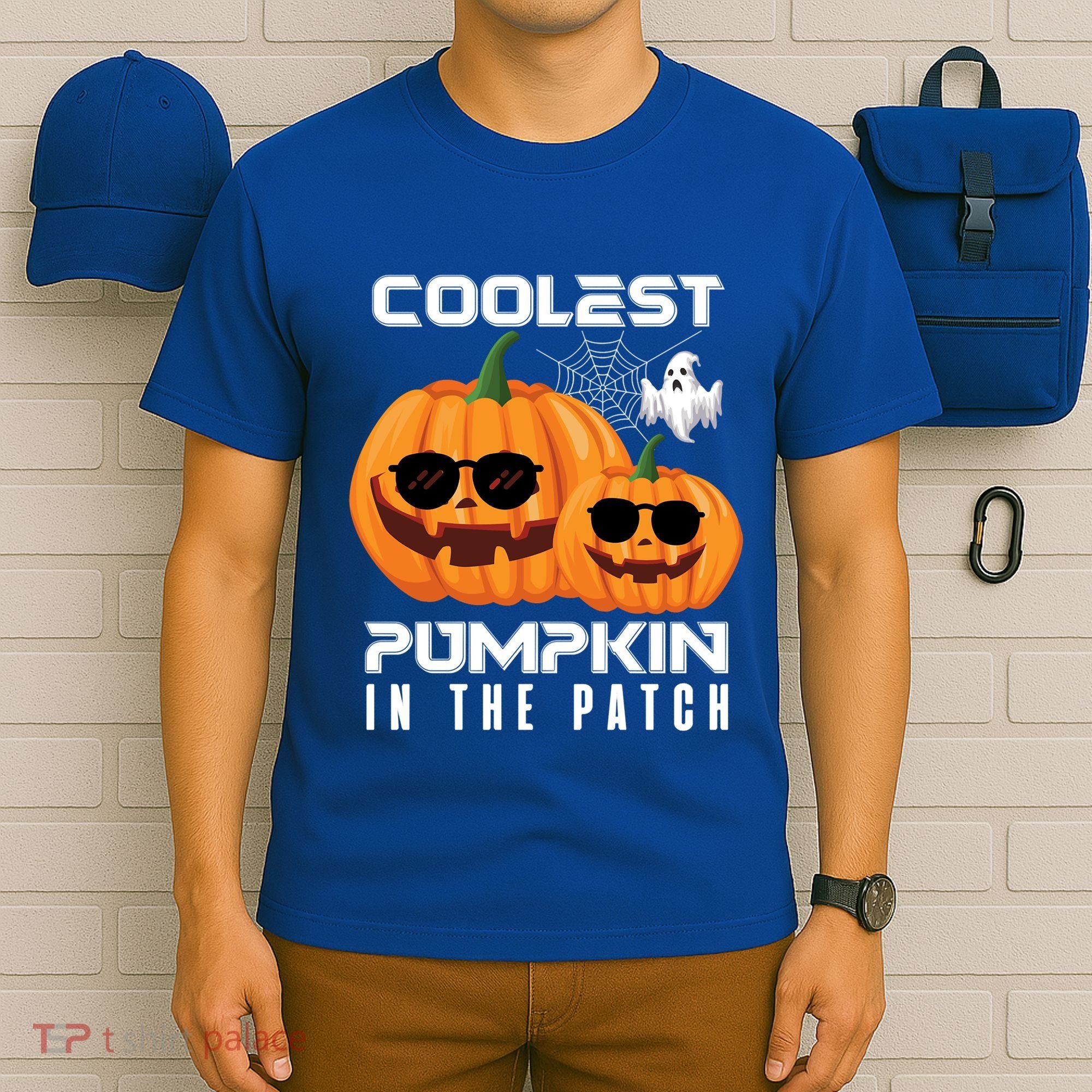 Halloween Pumpkin Coolest Pumpkin In The Patch Vintage Gift T-Shirt