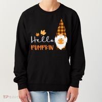 Hello Pumpkin Cute Gnome Fall Autumn Women's Sweatshirt thumb 0