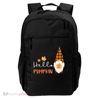 Hello Pumpkin Cute Gnome Fall Autumn Backpack