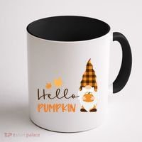 Hello Pumpkin Cute Gnome Fall Autumn Coffee Mug thumb 1