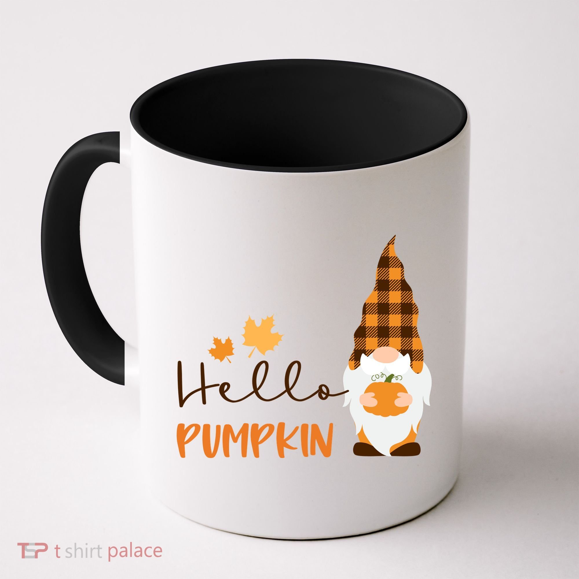 Hello Pumpkin Cute Gnome Fall Autumn Coffee Mug