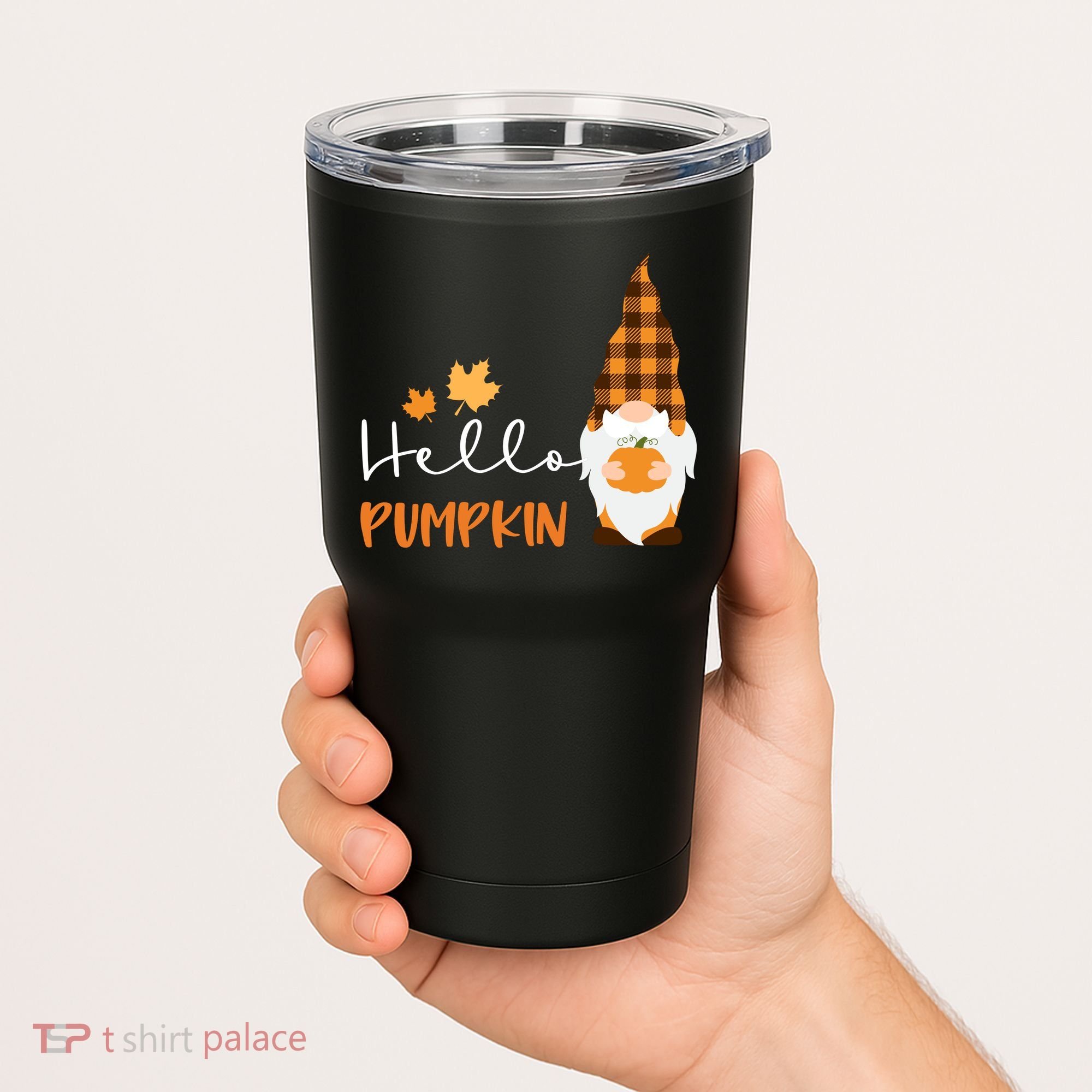Hello Pumpkin Cute Gnome Fall Autumn Tumbler