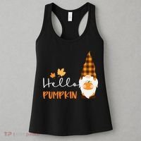Hello Pumpkin Cute Gnome Fall Autumn Women's Tank Top thumb 3