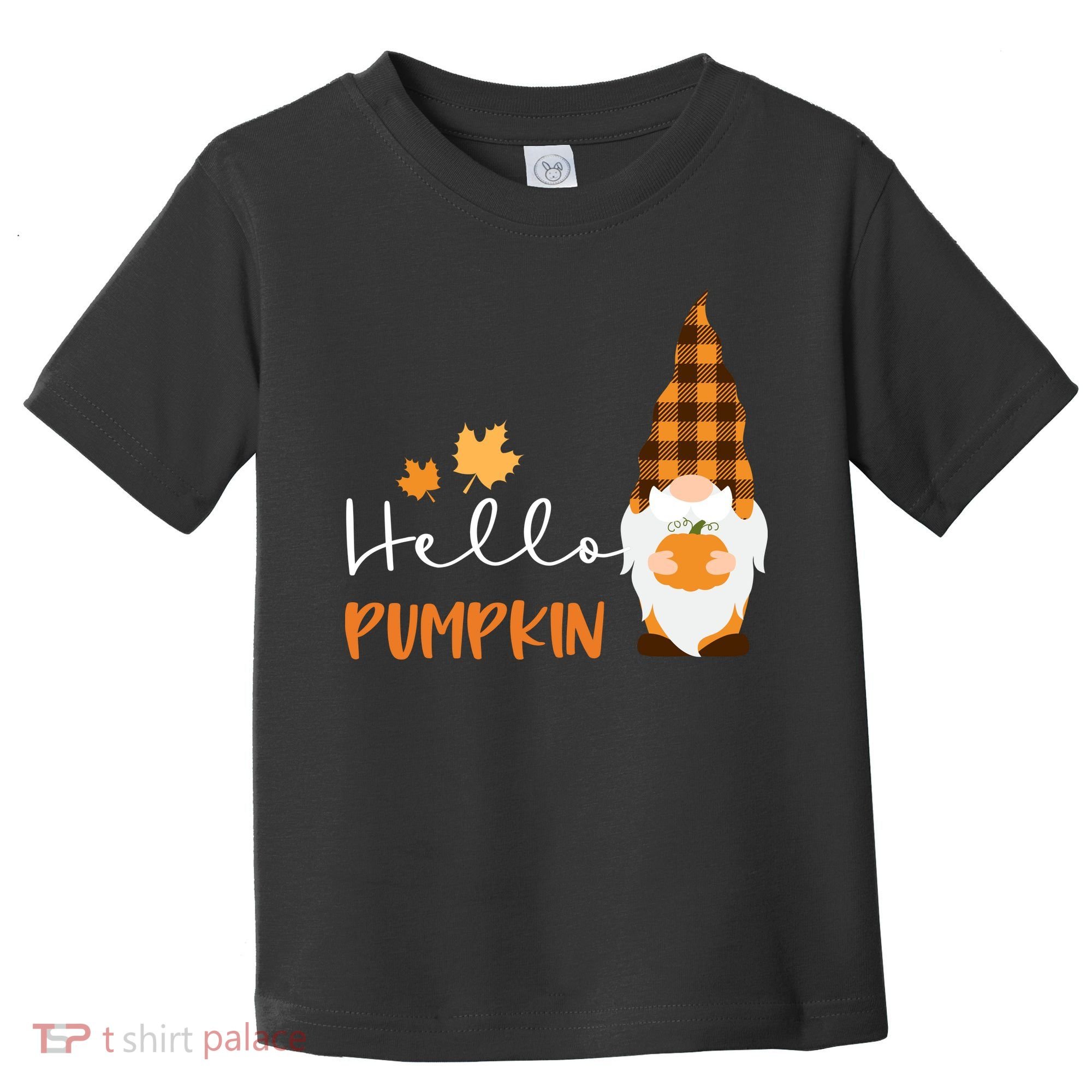 Hello Pumpkin Cute Gnome Fall Autumn Toddler T-Shirt