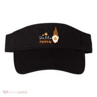 Hello Pumpkin Cute Gnome Fall Autumn Visor thumb 0
