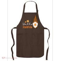 Hello Pumpkin Cute Gnome Fall Autumn Apron thumb 0