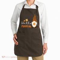 Hello Pumpkin Cute Gnome Fall Autumn Apron thumb 2