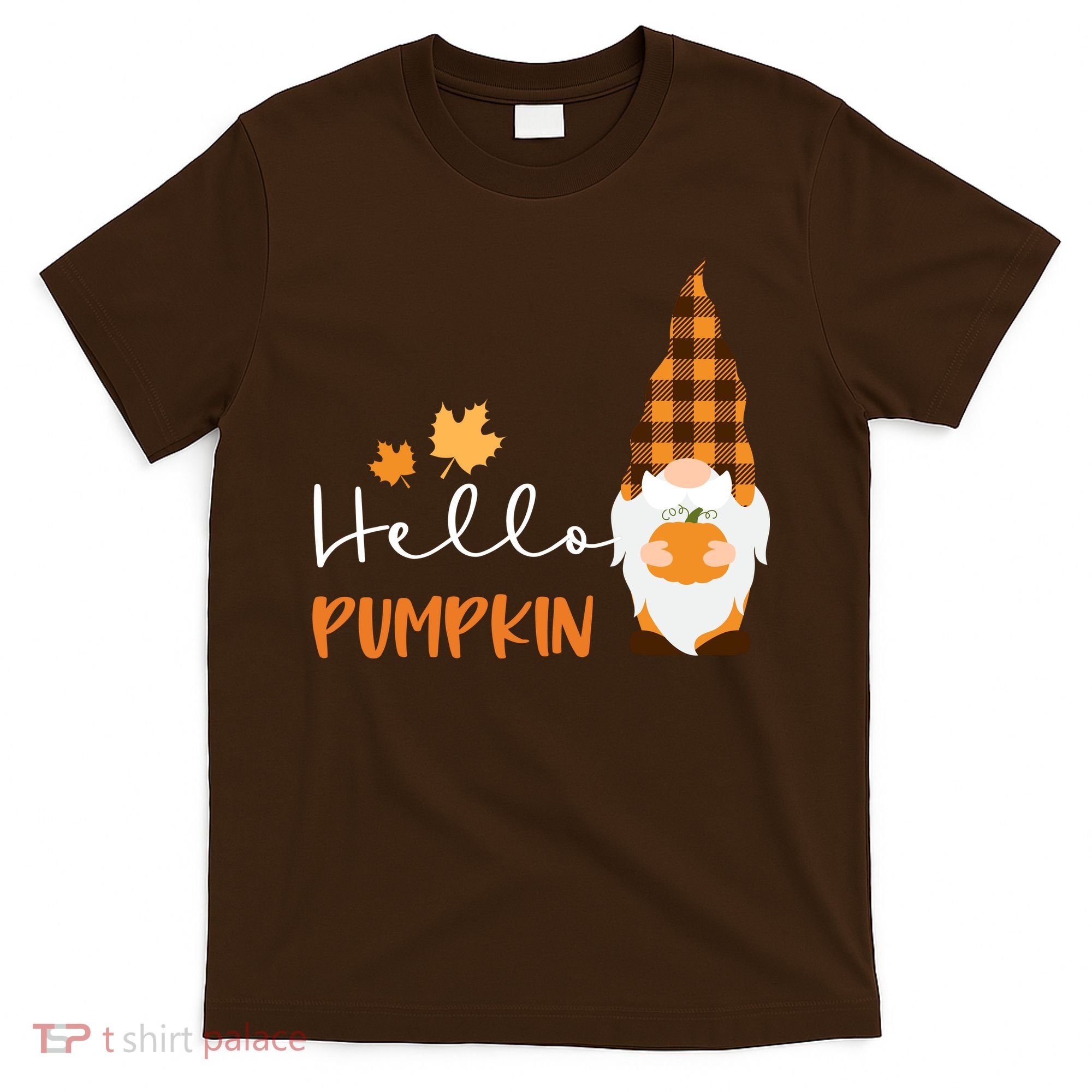 Hello Pumpkin Cute Gnome Fall Autumn T-Shirt