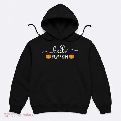 Hello Pumpkin Cute Fall Hoodie