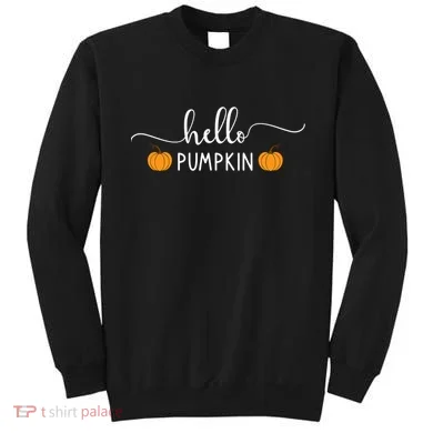 Hello Pumpkin Cute Fall Sweatshirt