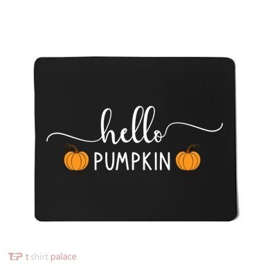 Hello Pumpkin Cute Fall Mousepad