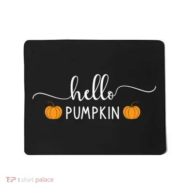 Hello Pumpkin Cute Fall Mousepad