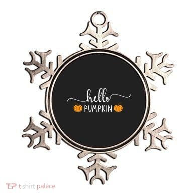 Hello Pumpkin Cute Fall Ornament