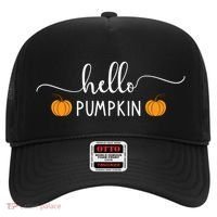 Hello Pumpkin Cute Fall Hat thumb 0