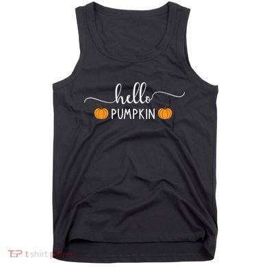 Hello Pumpkin Cute Fall Tank Top