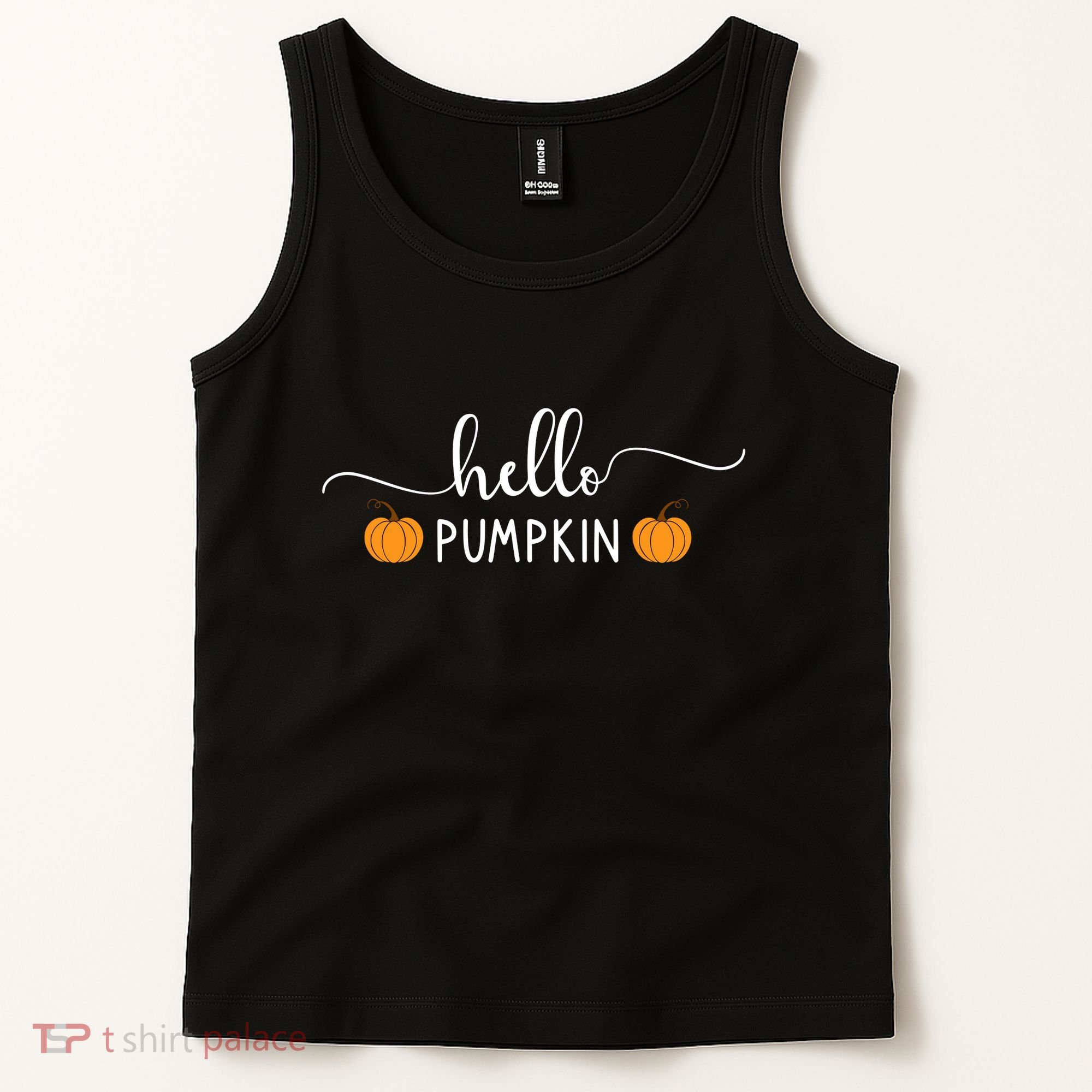 Hello Pumpkin Cute Fall Tank Top