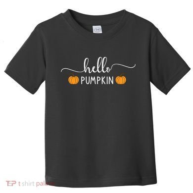 Hello Pumpkin Cute Fall Toddler T-Shirt