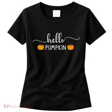 Hello Pumpkin Cute Fall Women's T-Shirt