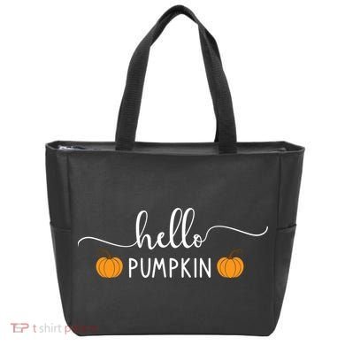 Hello Pumpkin Cute Fall Tote Bag