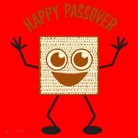 Happy Passover Cute Joyful Sedar Feast Gift Santa Hat thumb 1