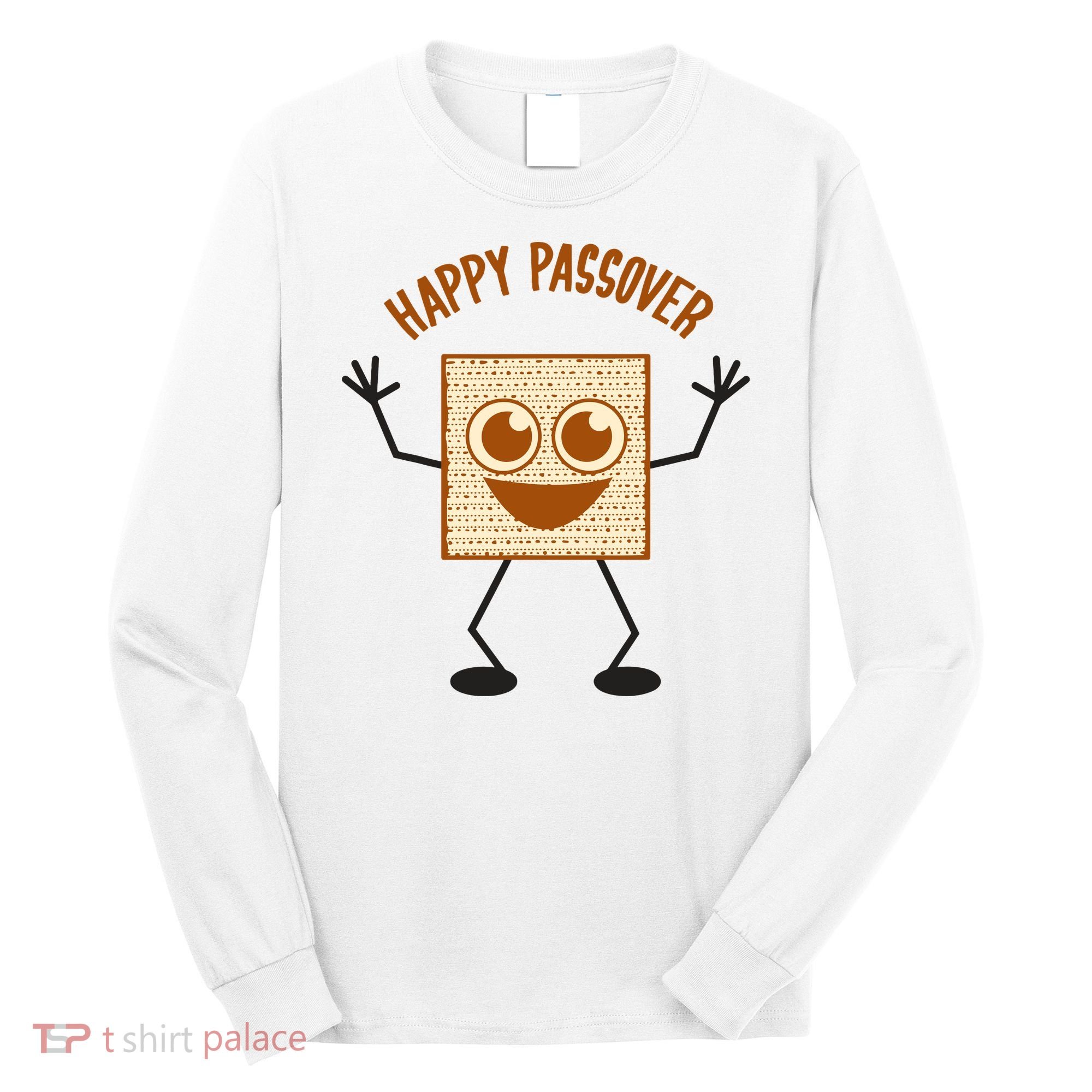 Happy Passover Cute Joyful Sedar Feast Gift Long Sleeve Shirt