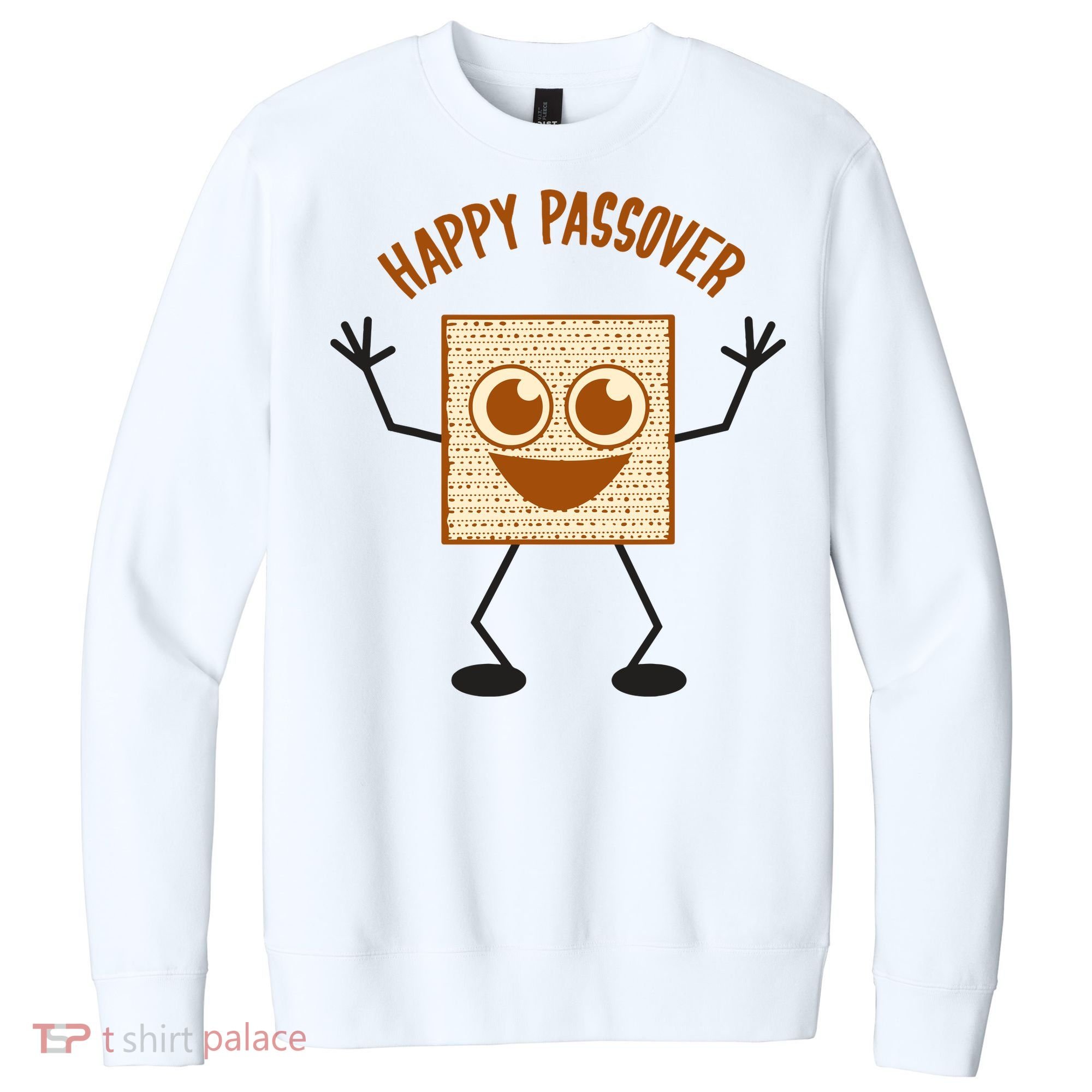 Happy Passover Cute Joyful Sedar Feast Gift V.I.T. Fleece Crew Sweatshirt