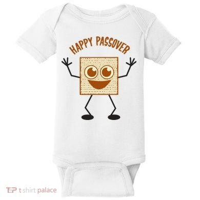 Happy Passover Cute Joyful Sedar Feast Gift Baby Bodysuit