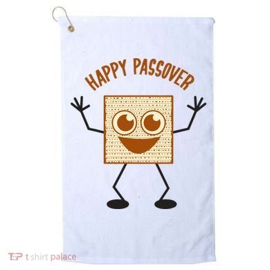 Happy Passover Cute Joyful Sedar Feast Gift Golf Towel