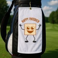 Happy Passover Cute Joyful Sedar Feast Gift Golf Towel thumb 2