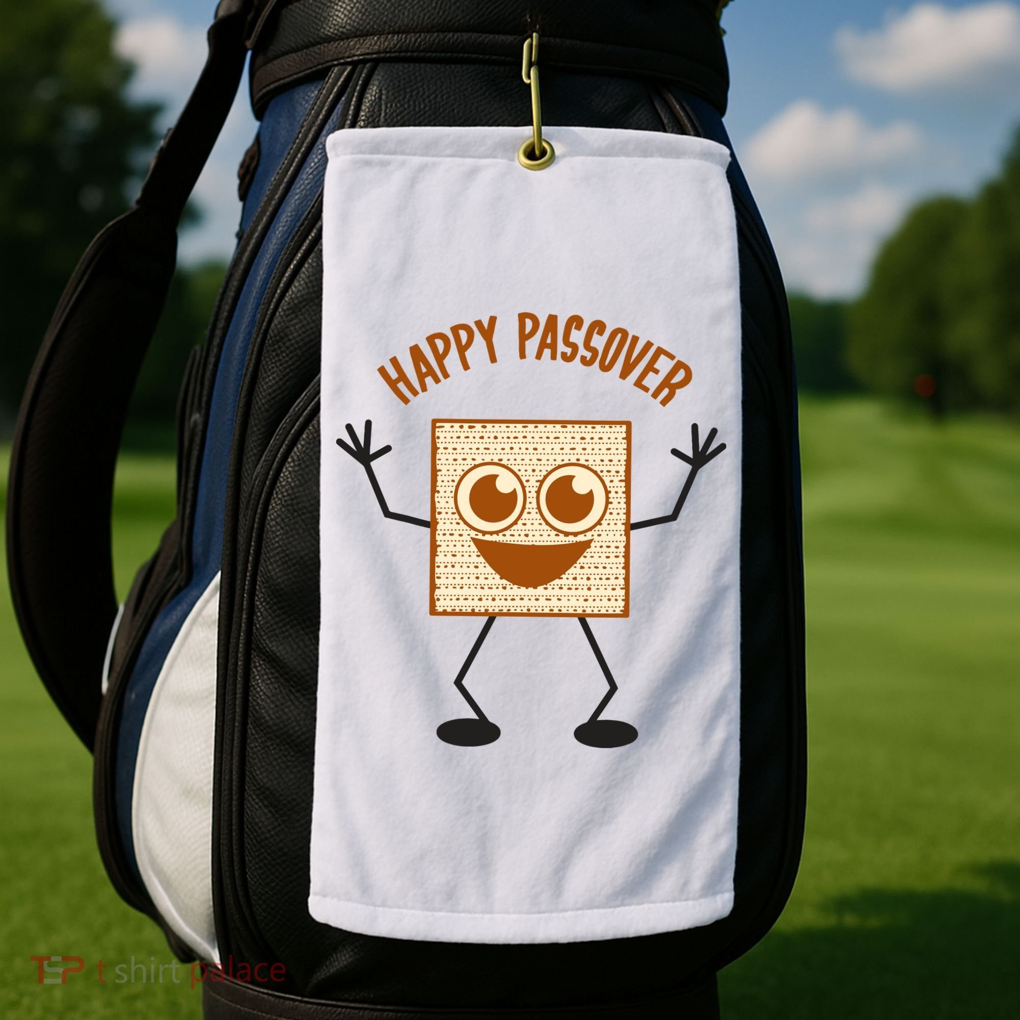 Happy Passover Cute Joyful Sedar Feast Gift Golf Towel