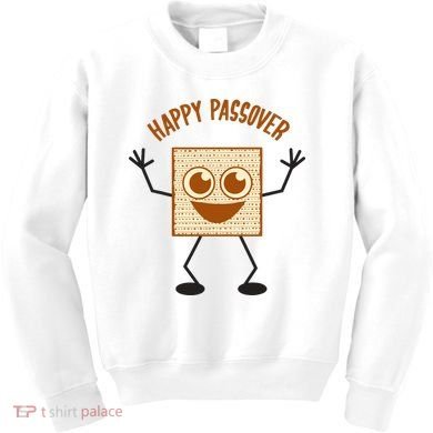 Happy Passover Cute Joyful Sedar Feast Gift Kids Sweatshirt