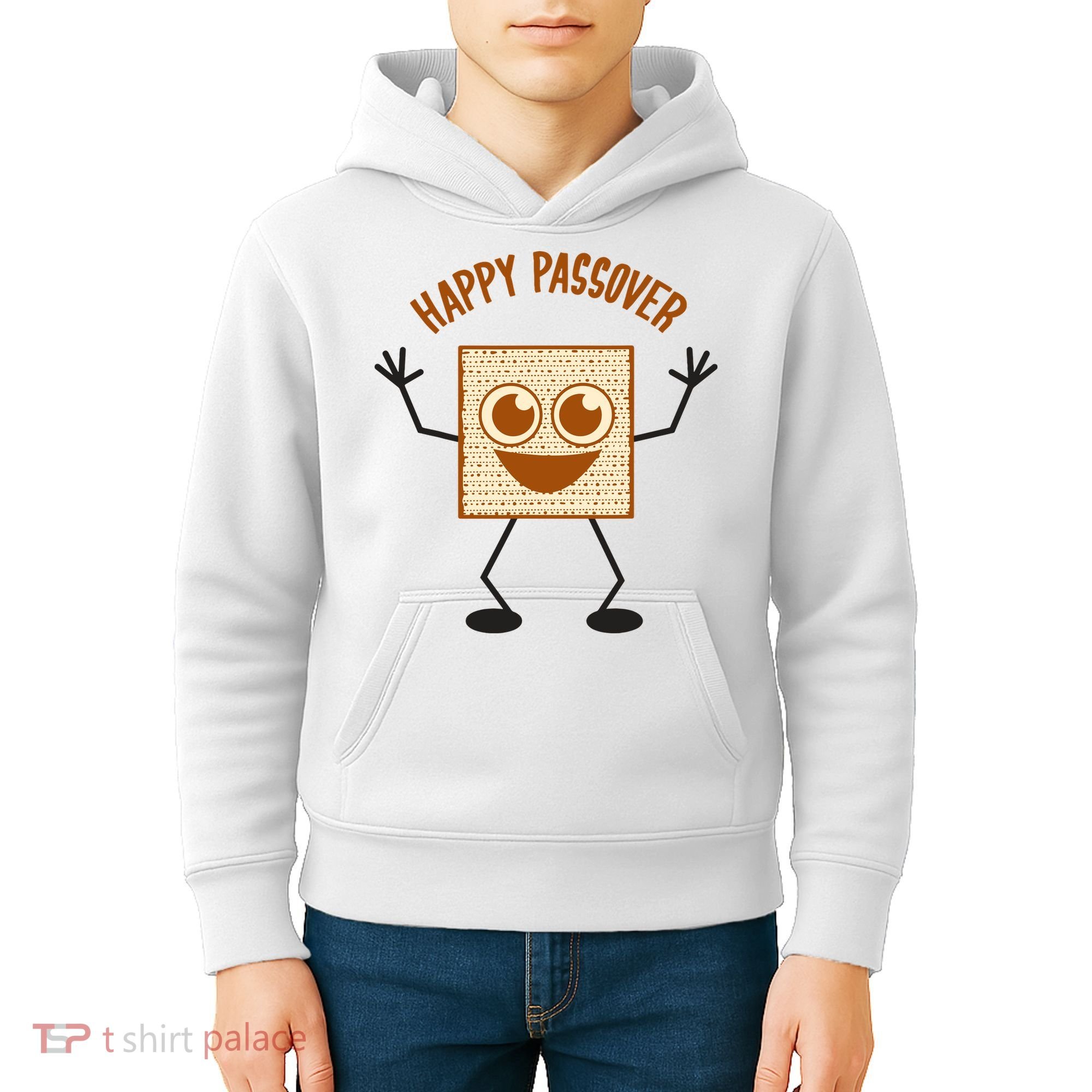 Happy Passover Cute Joyful Sedar Feast Gift Kids Hoodie