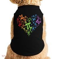 Heart Pi Day Funny Graphic Math Teacher Doggie Tank thumb 0